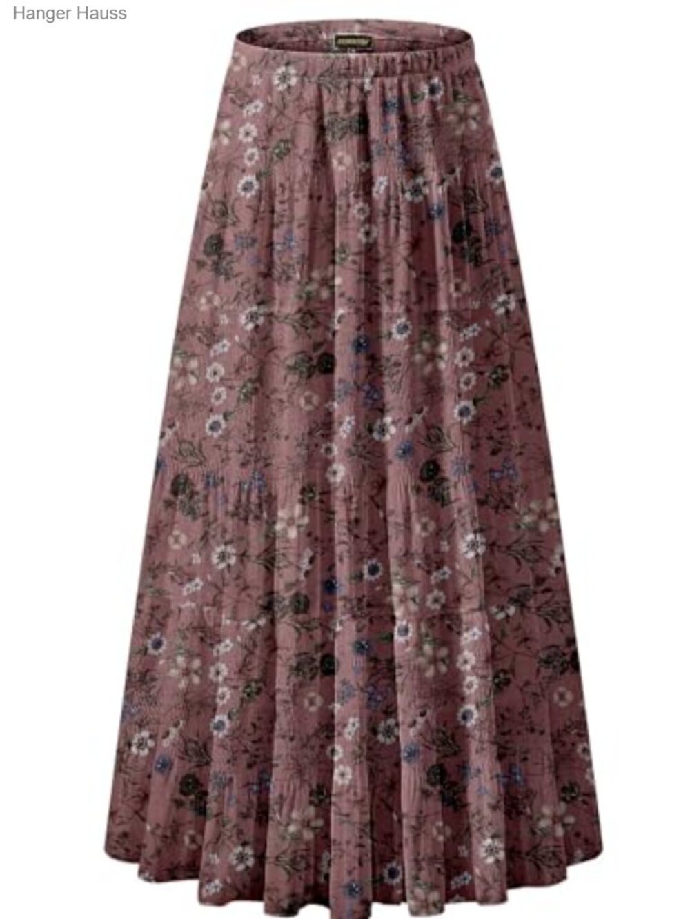Women's Chiffon High Waist Pleated A-Line Maxi Skirt Flowy